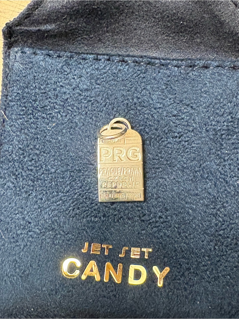 Jet Set Candy authentic silver Prague/Praha charm